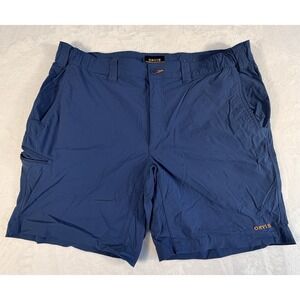 Orvis Shorts Men's XL Blue Jackson Quick Dry Stretch Outdoor Hiking Fishing
